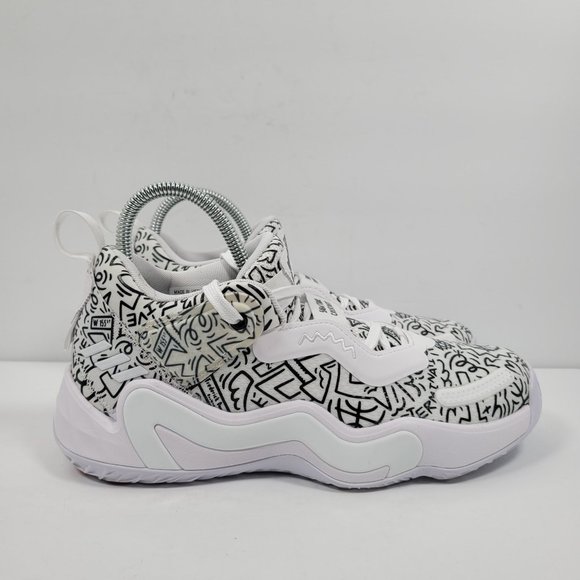 Adidas D.O.N. Issue 3 GCA Men's Black White Basketball Shoes GW3648 US Size 7.5 - Picture 4 of 11